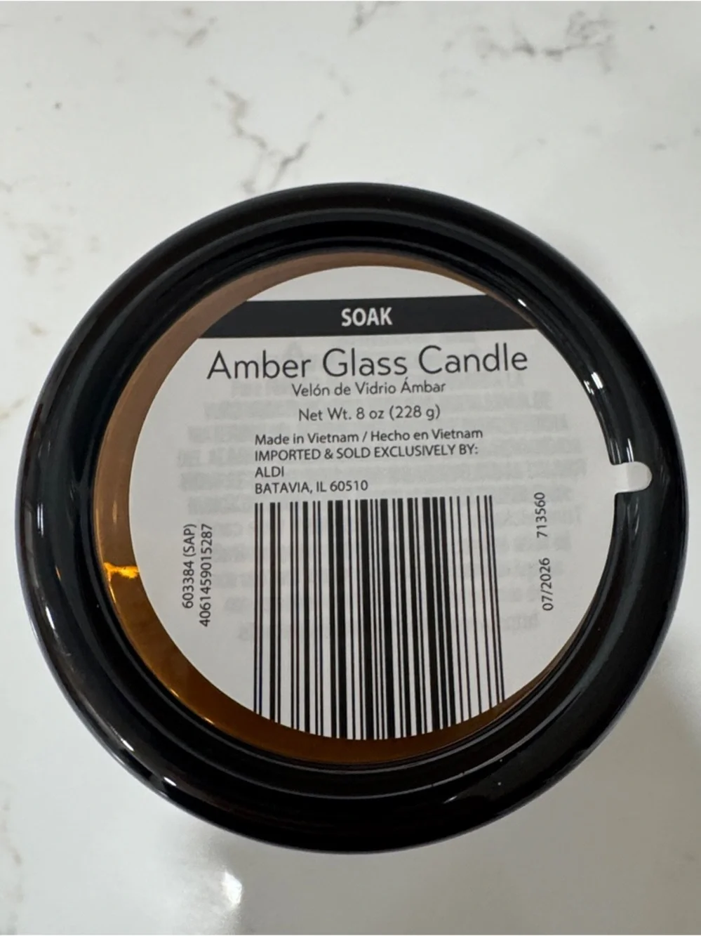 Pine Rosemary SOAK Scented Wood Wick Candle